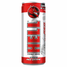 HELL RED GRAPE KOFFEINTARTALMÚ ENERGIAITAL 250ML