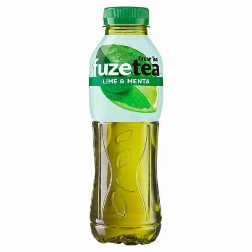 FUZETEA SZÉNSAVMENTES LIME- ÉS MENTAÍZŰ ÜDÍTŐITAL ZÖLDTEA KIVONATTAL 500 ML