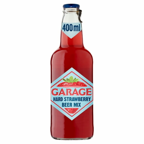 GARAGE HARD STRAWBERRY ÍZESÍTETT MALÁTA SÖR CUKORRAL ÉS ÉDESÍTŐSZERREL 4,6% 0,4 L