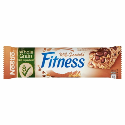 NESTLÉ FITNESS DELICE TEJCSOKOLÁDÉS GABONAPEHELY-SZELET REGGELIHEZ 22,5 G