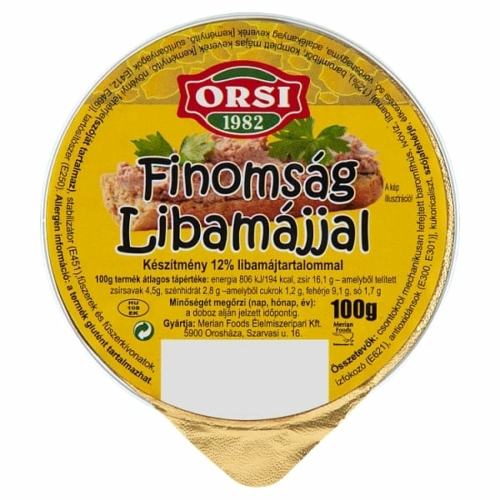 ORSI FINOMSÁG LIBAMÁJJAL 100G