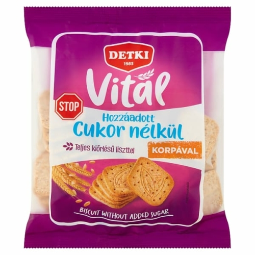 DETKI VITAL HÁZTARTÁSI KEKSZ HOZZÁADOTT CUKOR NÉLKÜL 180 G