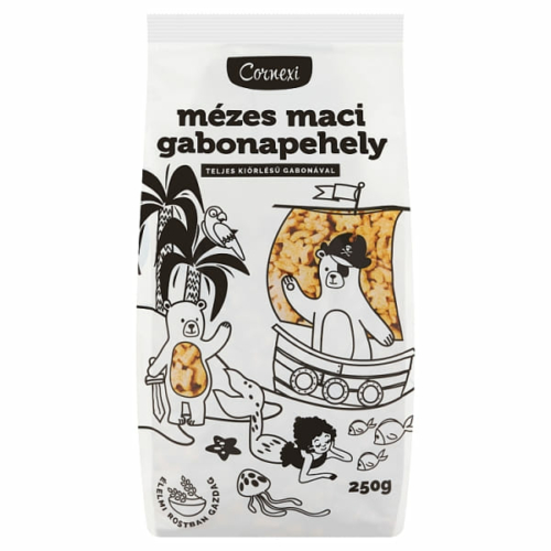 CORNEXI MÉZES MACI MÉZES GABONAPEHELY TELJES KIŐRLÉSŰ GABONÁVAL 250 G