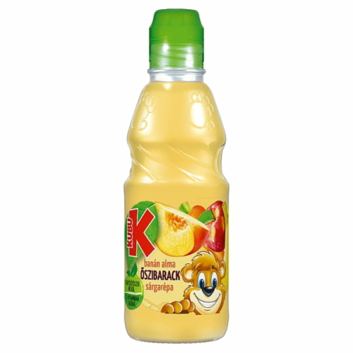 KUBU BANÁN-ALMA-ŐSZIBARACK-SÁRGARÉPA VEGYES GYÜMÖLCS ÉS ZÖLDSÉGITAL 300 ML