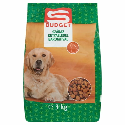 S-BUDGET KUTYATÁP BAROMFI 3KG