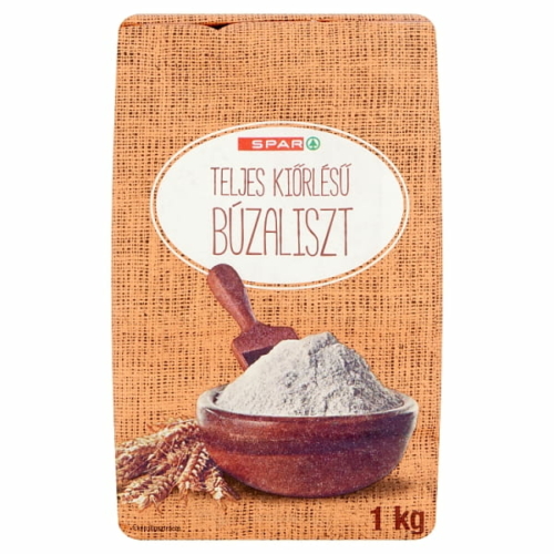 SPAR TELJESKIŐRLÉSŰ BÚZALISZT 1KG