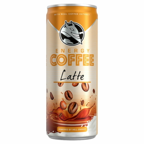 HELL ENERGY COFFEE LATTE 250ML