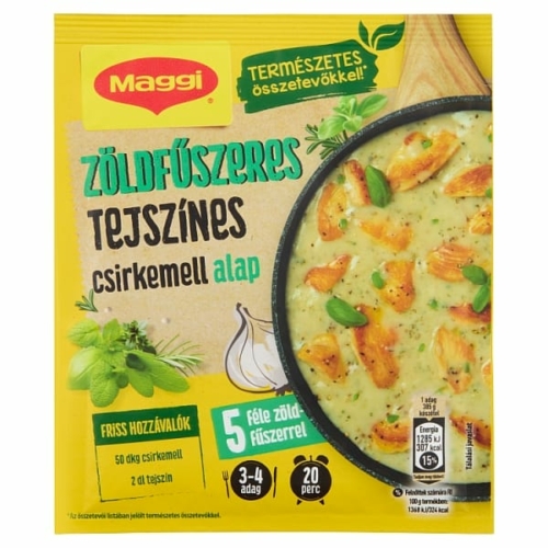 MAGGI ZÖLDFŰSZERES TEJSZÍNES CSIRKEMELL ALAP 30 G