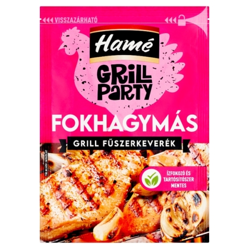 HAMÉ GRILL PARTY FOKHAGYMÁS GRILL FŰSZERKEVERÉK 25 G