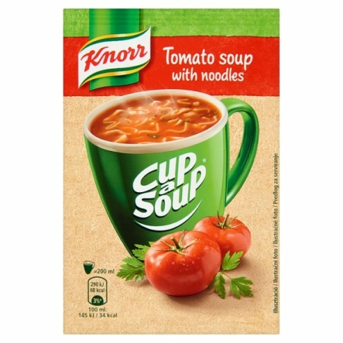 KNORR CUP A SOUP PARADICSOMLEVES INSTANT 19G