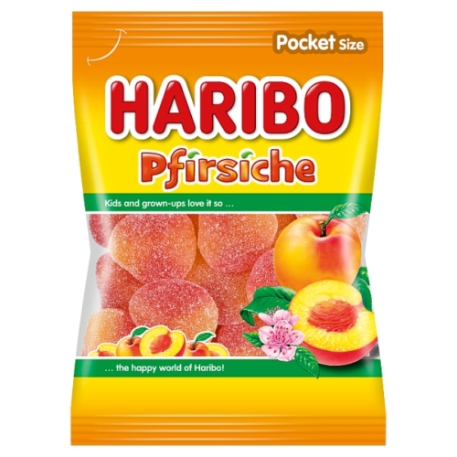 HARIBO PFIRSICHE GYÜMÖLCSÍZŰ GUMICUKORKA 100 G