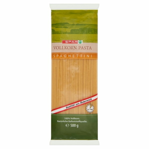 SPAR TELJES KIŐRLÉSŰ SPAGETTI DURUM TÉSZTA 500G